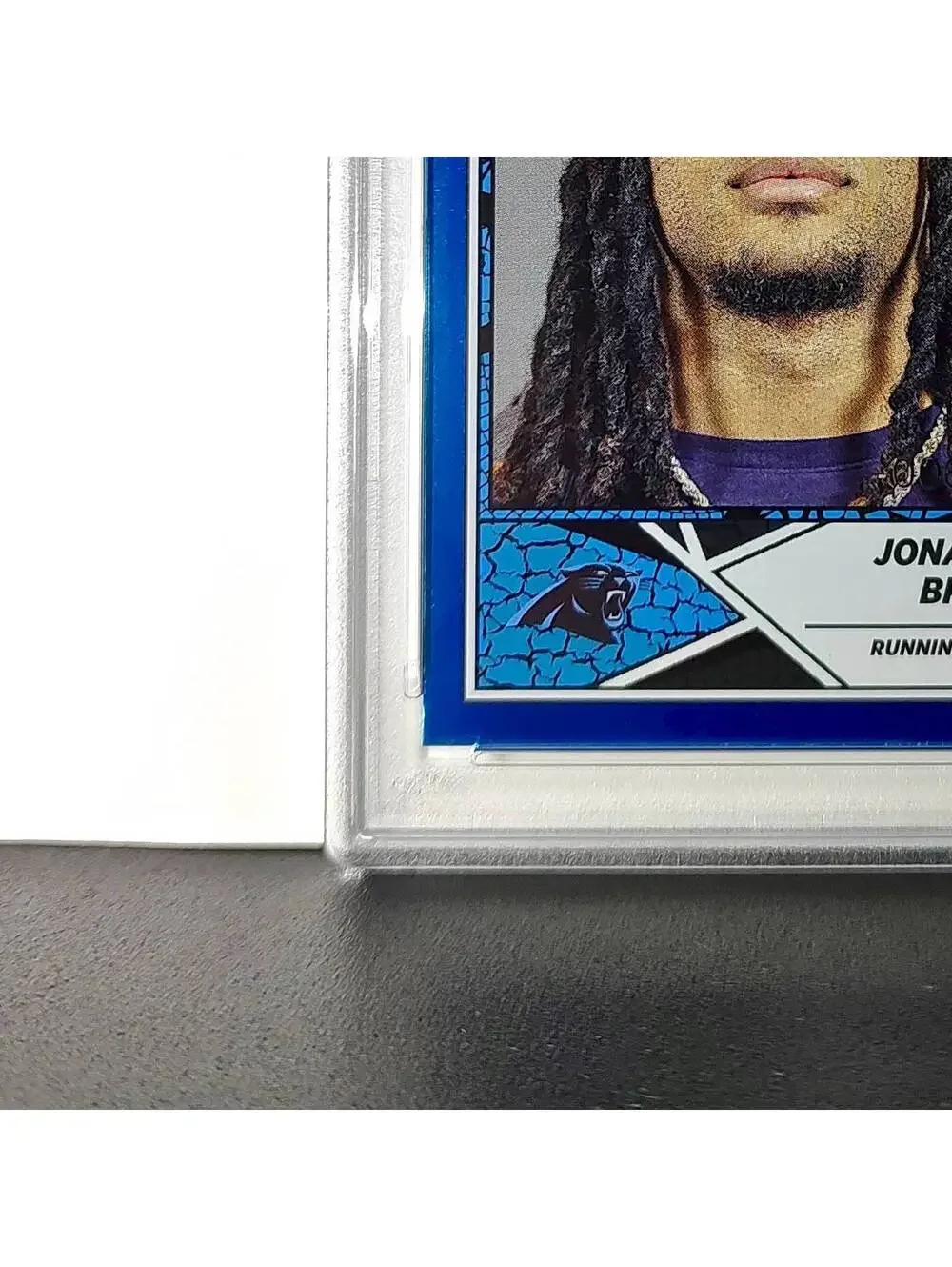 Jonathan Brooks Rookie 2024 Panini Sticker Collection 6/349 #88 Blue Foil PSA 9